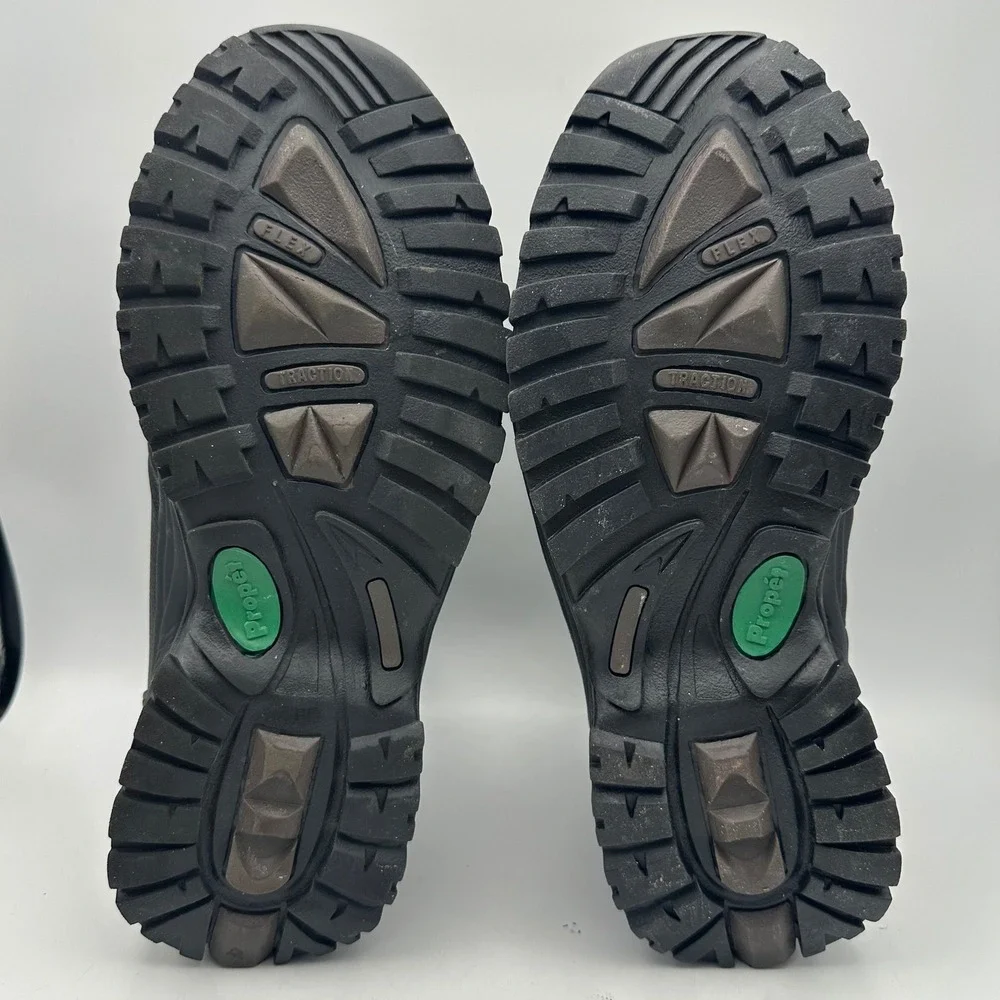 Propet Cliff Walker‎ Men 10 Wide Black Leather Sealtex Waterproof Hiking Boots